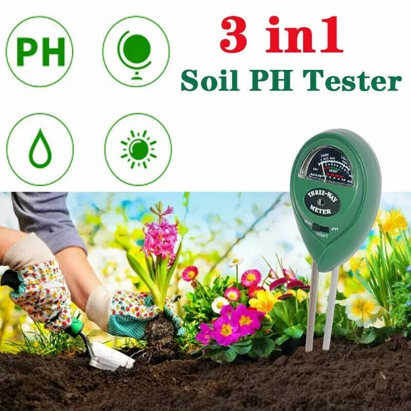 Soil PH Meter, 3-In-1 Soil Tester PH Moisture Mete... - Grandado - Foto 12