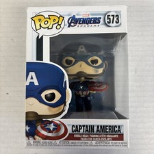 Figura POP Capitán América: Marvel Avengers Endgame 573 - Figura Vinilo En Caja