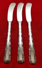 3 Vintage Towle Sterling Silver Candlelight Flat Handle Butter Knives 81.3 Grams