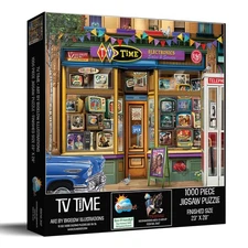SunsOut TV Time 1000 pc Jigsaw Puzzle