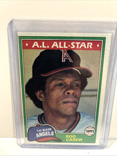 1981 Topps ROD CAREW Baseball Card 100 California Angels HOF
