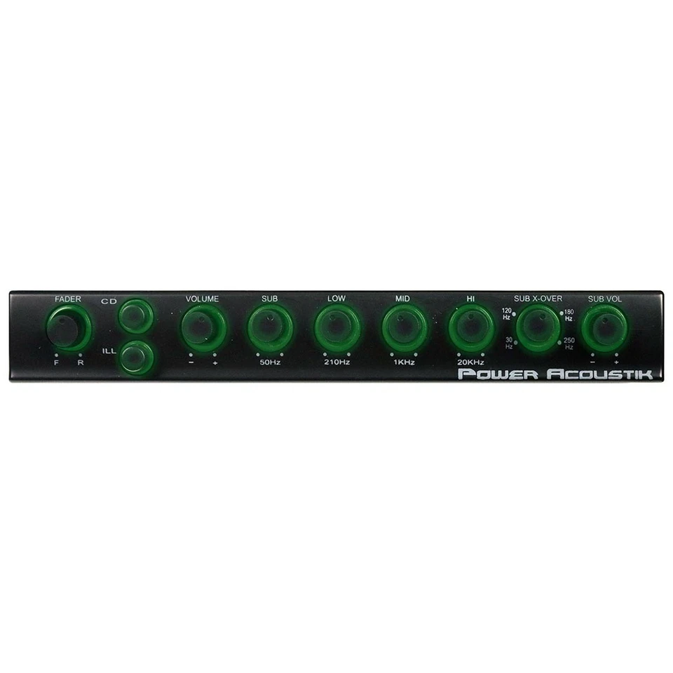 POWER ACOUSTIK ½-DIN 4-BAND PARAMETRIC EQ w/ PULSE WIDTH MODULATED POWER SUPPLY - Image 4 of 4