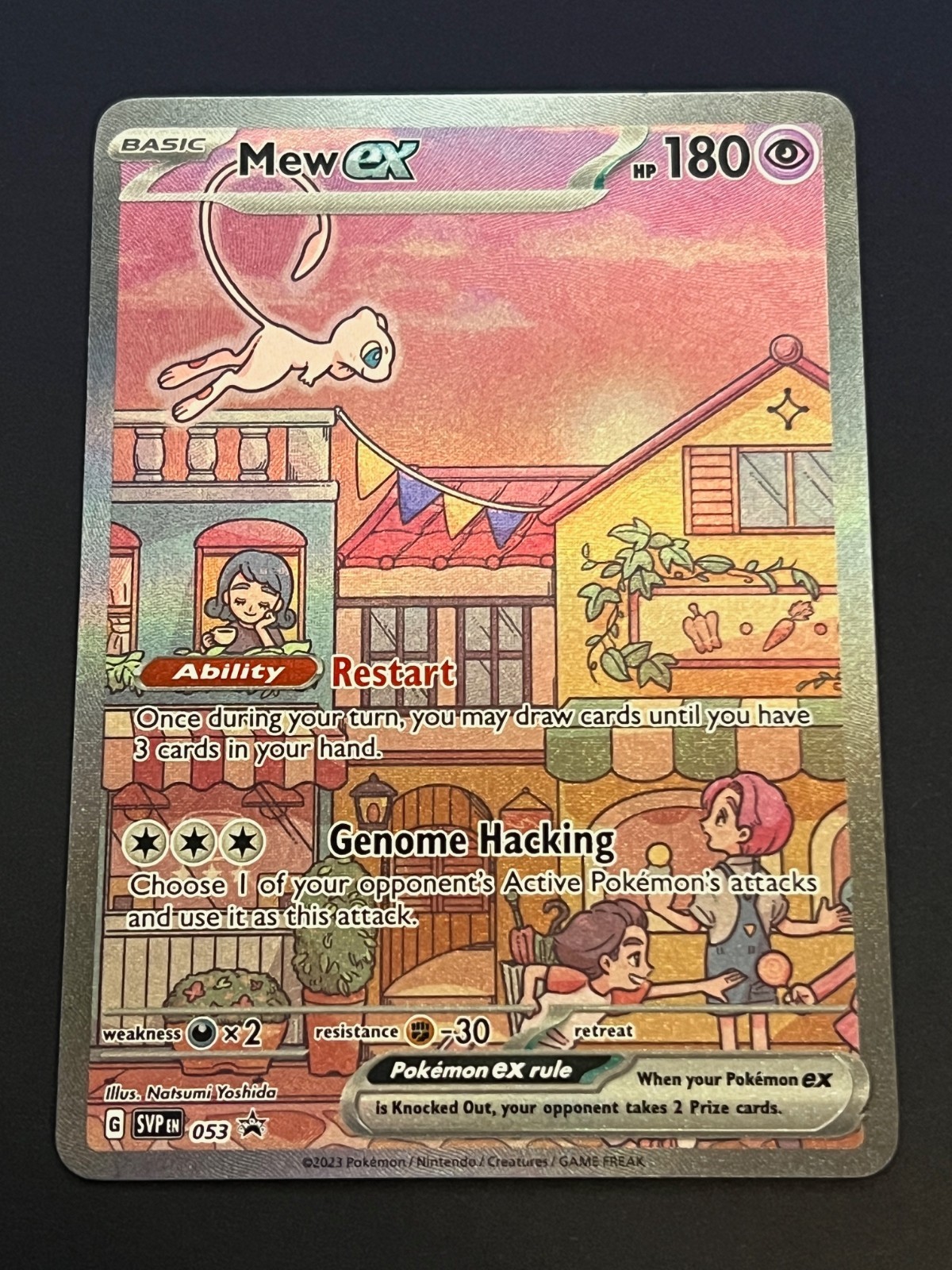 Pokemon TCG Mew ex 053 Black Star Promo Scarlet & Violet SVP 151. NM
