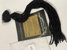 20in Soft Thin Permanent Loc Extensions Real Human Hair Dreadlock 0.2cm 27 Locs