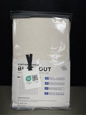 100 Blackout Shield Linen Textured Total Blackout Curtains for Bedroom 84 Inche