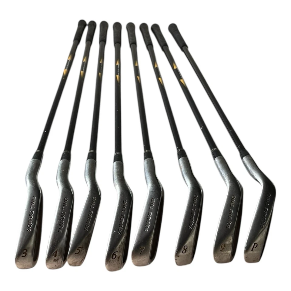 SQUARE TWO POWERCIRCLE OVERSIZE 3-9 IRON PW Graphite Stiff Flex Golf Club Right - Image 2 of 4