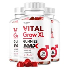 Valdivia Vital Grow XL 90 Gummies 3 Pack Daily Wellness Supplement Made in USA