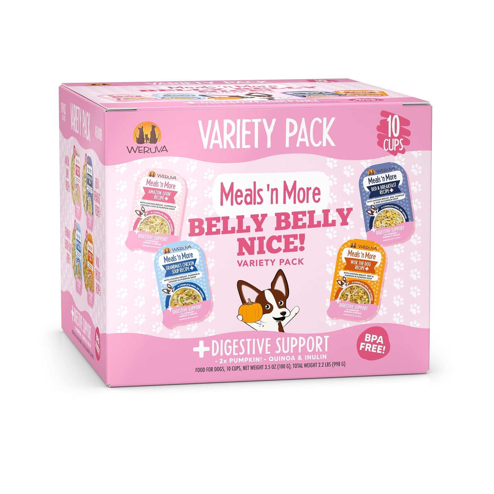 Meals n More Natural Wet Dog Food, Belly Belly Nice Digestiv