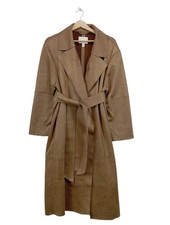 H&M Übergangsmantel Damen Mantel Gr. DE 38 braun Casual-Look