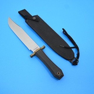 GERBER USA LARGE AUSTRALIAN UTILITY BOWIE KNIFE W/COFFIN SHAPED HANDLE NICE!