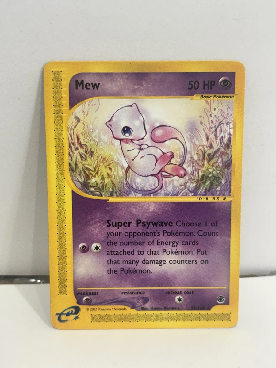 Mew Pokémon TCG Expedition Base Set English Collectible Individual