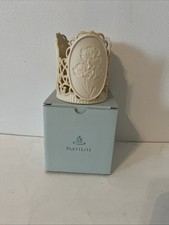PartyLite Floral Lithopane Votive Holder