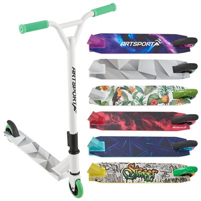 Stunt Scooter Tretroller Trick Roller für Kinder & Jugendliche ArtSport 