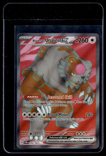 Pokemon TCG SV06: Twilight Masquerade #202/167 Bloodmoon Ursaluna ex