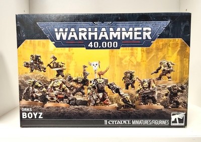 Warhammer 40000 ORKS BOYZ Einzelmodelle, Smontiert und Unbemalt