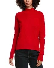 Incashmere Mock Neck Cashmere Sweater Women's