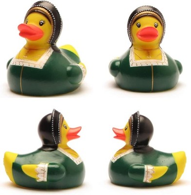 Yarto Anne Boleyn Gummiente - Designer Enten - Neu mit Etikett 11 cm Geschenk Spielzeug