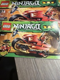 LEGO NINJAGO Kai's Blade Cycle 9441 100% Complete w/ manual, minifigures and box