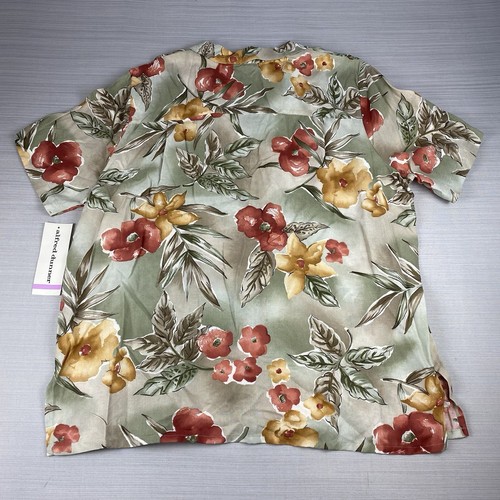 Alfred Dunner Blouse Button Up 20W Floral Top Shirt NWT Vintage - Picture 12 of 12