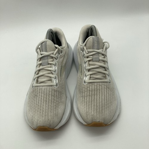 Womens Size 10B Brooks Glycerin 21 Ivory White Running Shoes Sneaker 1204081B114 - Picture 3 of 10