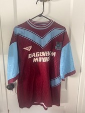 West Ham United 1993-95 Vintage Pony Home Shirt Jersey XXL Original