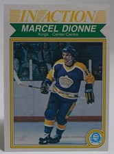 1982-83 OPC HOCKEY #153 MARCEL DIONNE IN ACTION HOF- RAW CARD