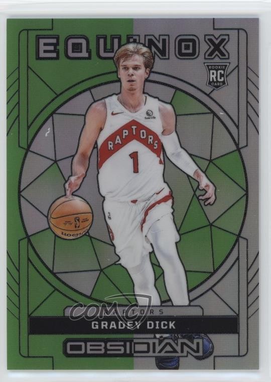 2023 Obsidian Equinox Electric Etch Green Flood 12/25 Gradey Dick Rookie RC 4f5