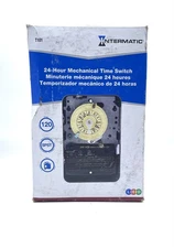 Intermatic T101 24 Hour Mechanical Time Switch 120V , NOB