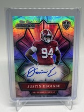 2021 Wild Card Alumination Justin Eboigbe Alabama Los Angeles Chargers