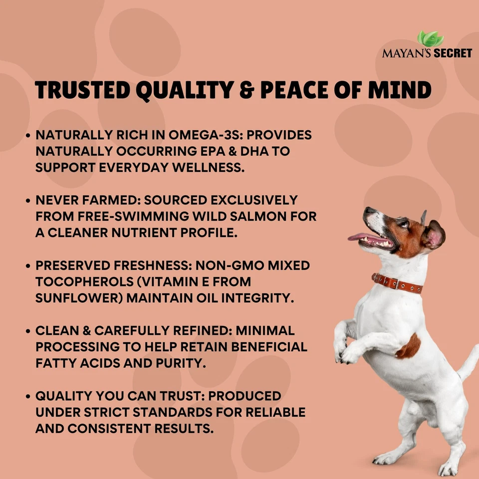 Óleo de salmão puro selvagem do Alasca para cães e gatos - Suporta função articular, imune... - Imagem 2 de 4