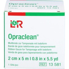 Opraclean Mullbinde Z.tampon.m.jodoform 2 Cmx5 m 1St - 18853105