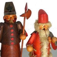 Räuchermännchen Nikolaus Nachtwächter RÄUCHERMANN WEIHNACHTSMANN