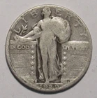 1929 S Standing Liberty Silver Quarter, circulated
