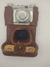 Vintage Ciro 35 Rangefinder Camera, Graflex 1950's35mm,Original Case Lense Cover