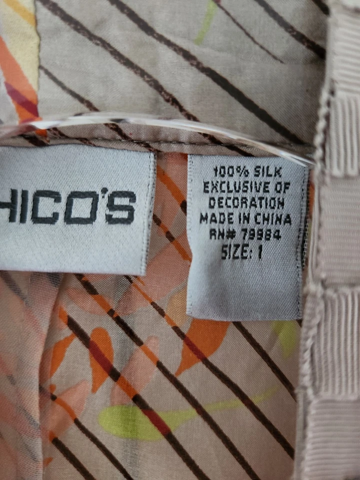 Topper abierto Chicos 100 % seda 1 M 8 10 rojo amarillo floral transparente tejido manga larga Foto 4 de 4