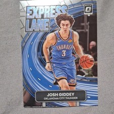 Panini 2022-23 Donruss Optic Josh Giddey Express Lane Basketball Card #24