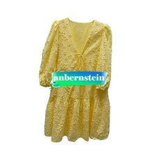 French V-Neck Bohemian Tea Break Skirt Three-Dimensional Flower Embroidery Dress