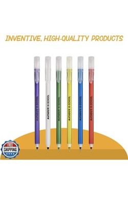 MATADOR Hi-School Ballpen  - Black Ink, 12 pcs