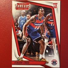 2021-22 Chronicles Threads Isaiah Todd RC Rookie #98 Washington AL1