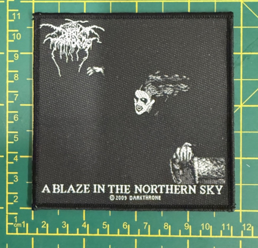 Darkthrone A Blaze In The Northern Sky Woven Sew On Patch Officially Licensed