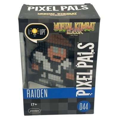Raiden Pixel Pals 044 Mortal Kombat Klassic Light Up Figure 2017 PDP Brand New