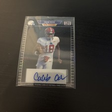 CALEB ODOM GENUINE AUTHENTIC SIGNED AUTOGRAPHED FOOTBALL CARD