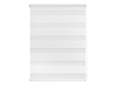 Klemmfix Duo-Rollo 105x140 cm weiß Vario Doppelrollo ohne Bohren Seitenzug