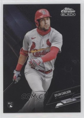 2021 Topps Chrome Black Dylan Carlson #86 Rookie RC y5m