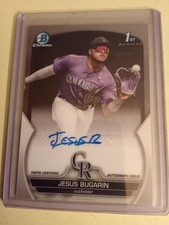 2023 Bowman Chrome Jesus Bugarin AUTOGRAPH #CPA-JB baseball card