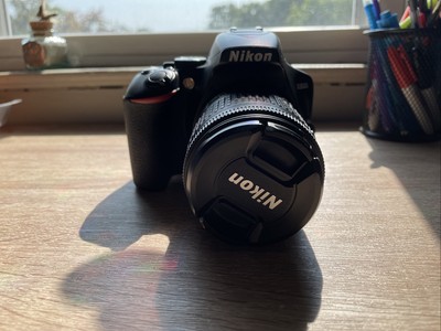 Nikon D3500 24.2MP with 18-55mm VR Lens Kit DSLR Camera - Black