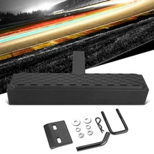 18.5" Wide Flat Board Diamond Pad Trailer Hitch Receiver Step For 2" Receiver