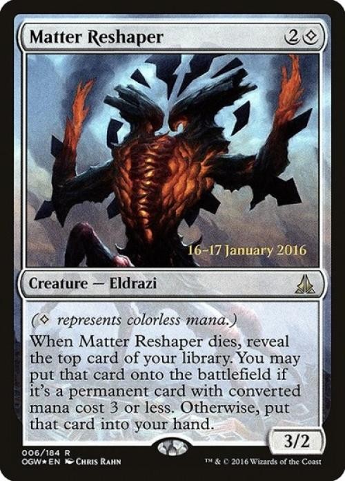 MTG English Matter Reshaper NM Foil Promos: Prerelease Cards