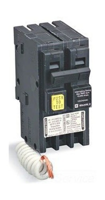 #ad Square D HOM230GFI Plug In Circuit Breaker 2P 30 Amp 120 240Vac 48Vdc $108.47