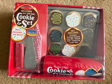 Melissa Doug Slice and Bake Cookie Wooden Play Set